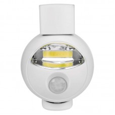 EMOS LED éjjeli fény (3 W COB LED, 90 lm, mozgás-, és fényérzékelő, elemes) fehér