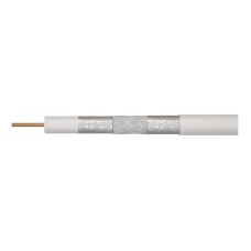 EMOS koaxiális kábel 75 ohm (1,02 CCS, 3x árnyékolás) 100m fehér EMOS koaxiális kábel 75 ohm (1,02 CCS, 3x árnyékolás) 100m fehér