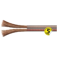 EMOS audióvezeték (2x 1,5mm2, nem árnyékolt) 100m átlátszó