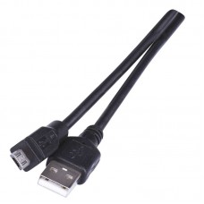 EMOS mikro USB töltő- és adatkábel 2m (USB 2.0) - fekete