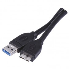 EMOS mikro USB töltő- és adatkábel 1m (USB 3.0) - fekete