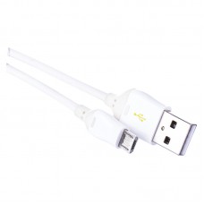 EMOS mikro USB töltő- és adatkábel 1m (USB 2.0) Quick Charge - fehér