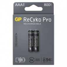 GP ReCyko Pro NiMH akkumulátor HR03 (AAA) R+ 800mAh 2db/bliszter