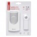 EMOS vezeték nélküli elemes csengő (1 csengő és 1 nyomógomb) fehér 98098