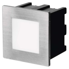 EMOS oldalfali LED lámpatest, irányfény (1,5W/75 lm) beépíthető négyzet alakú (8cm) - természetes fehér IP65 EMOS oldalfali LED lámpatest, irányfény (1,5W/75 lm) beépíthető négyzet alakú (8cm) - természetes fehér IP65