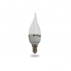 V-TAC LED izzó E14 (4W/320 lm) gyertya láng - természetes fehér