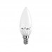 V-TAC LED izzó E14 (4W/320 lm) gyertya - meleg fehér