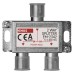 EMOS antenna elosztó (1x be, 2x ki, F csatlakozó) EM2342 (power pass)