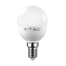 V-TAC LED izzó E14 (6W/470 lm) gömb P45 - természetes fehér