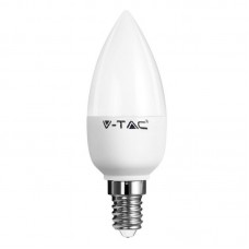 V-TAC LED izzó E14 (6W/470 lm) gyertya - természetes fehér