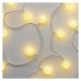 EMOS karácsonyi fényfüzér (Big Cherry) időzítővel 40 LED 4m - meleg fehér