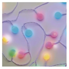 EMOS karácsonyi fényfüzér (Big Cherry) időzítővel 40 LED 4m - multicolor