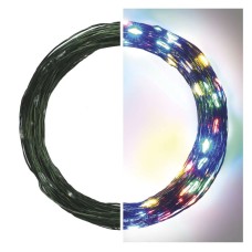EMOS dekorációs karácsonyi fényfüzér időzítővel - Nano LED 150 LED 15m - multicolor 
