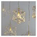 EMOS dekorációs karácsonyi fényfüzér - hópehely függöny 8 LED 84 × 45 cm cm - meleg fehér 