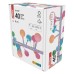 EMOS karácsonyi fényfüzér (Big Cherry) időzítővel 40 LED 4m - multicolor