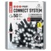EMOS karácsonyi fényfüzér (CNT PROFI fekete kábellel) 50 LED 5m - hideg fehér