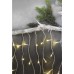 EMOS dekorációs karácsonyi fényfüzér többfunkciós, időzítős - jégcsap távirányítóval 300 LED 5m x 0,7m - meleg fehér 