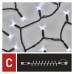 EMOS karácsonyi fényfüzér (CNT PROFI) 100 LED 10m - hideg fehér 