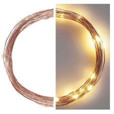 EMOS dekorációs karácsonyi fényfüzér időzítővel - Nano LED 40 LED 4m - meleg fehér