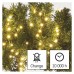EMOS karácsonyi fényfüzér időzítővel - girland 400 LED 8m - meleg fehér
