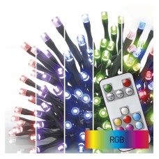 EMOS karácsonyi fényfüzér többfunkciós, időzítős - távirányítóval 120 LED 12m - multicolor