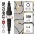 EMOS karácsonyi fényfüzér (CNT Standard) 100 LED 10m - meleg fehér