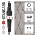 EMOS karácsonyi fényfüzér (CNT Standard) - háló 100 LED 2,5 × 0,9 m  - meleg fehér