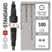 EMOS karácsonyi fényfüzér (CNT Standard) - jégcsap 100 LED 2,5 x 0,9m - hideg fehér 