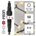EMOS karácsonyi fényfüzér (CNT PROFI fekete kábellel) 50 LED 5m - meleg fehér