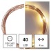 EMOS dekorációs karácsonyi fényfüzér időzítővel - Nano LED 40 LED 4m - meleg fehér