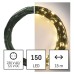 EMOS dekorációs karácsonyi fényfüzér időzítővel - Nano LED 150 LED 15m - meleg fehér 