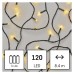 EMOS karácsonyi fényfüzér (Classic, elemes) időzítővel 120 LED 8,4m - meleg fehér