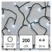 EMOS karácsonyi fényfüzér (Cherry) időzítővel 200 LED 20m - hideg fehér