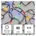 EMOS karácsonyi fényfüzér (Cherry) többfunkciós 80 LED 8m - multicolor 