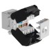 Emos UTP csatlakozó aljzat (Keystone) RJ45 Cat.5e, Cat5e