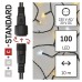 EMOS karácsonyi fényfüzér (CNT Standard) 100 LED 10m - meleg fehér / hideg fehér
