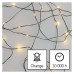 EMOS dekorációs karácsonyi fényfüzér időzítővel - Nano LED 150 LED 15m - meleg fehér 