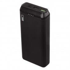 EMOS külső akkumulátor, univerzális vésztöltő (powerbank) 20000mAh, fekete (ALPHAQ2 20, QC 3.0 22,5W) + 1db USB kábel (USB-C)
