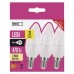 EMOS Classic LED izzó E14 (5W/470 lm) gyertya - meleg fehér 3db/doboz EMOS Classic LED izzó E14 (5W/470 lm) gyertya - meleg fehér 3db/doboz