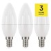 EMOS Classic LED izzó E14 (5W/470 lm) gyertya - meleg fehér 3db/doboz EMOS Classic LED izzó E14 (5W/470 lm) gyertya - meleg fehér 3db/doboz