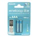 Panasonic Eneloop Lite NiMH akkumulátor DECT HR03 (AAA) 550mAh 2db/bliszter