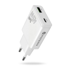 everActive GaN hálózati töltő 1,5-4A (45W, 1x USB, 1x USB-C PD, PPS) (Qualcomm Quick Charge 4.0) SC-460Q