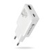 everActive GaN hálózati töltő 1,5-4A (45W, 1x USB, 1x USB-C PD, PPS) (Qualcomm Quick Charge 4.0) SC-460Q