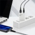 everActive GaN hálózati töltő 1,5-4A (45W, 1x USB, 1x USB-C PD, PPS) (Qualcomm Quick Charge 4.0) SC-460Q