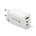 everActive GaN hálózati töltő 1,5-5A (65W, 1x USB, 2x USB-C PD, PPS) (Qualcomm Quick Charge 4.0) SC-655Q