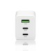 everActive GaN hálózati töltő 1,5-5A (65W, 1x USB, 2x USB-C PD, PPS) (Qualcomm Quick Charge 4.0) SC-655Q