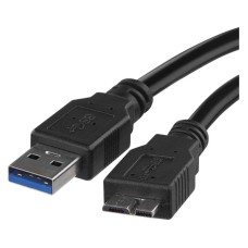EMOS mikro USB töltő- és adatkábel 1m (USB 3.0) - fekete