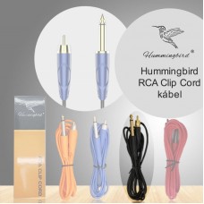 Hummingbird RCA Clip Cord kábel (fekete)