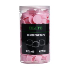 Elite 15mm-es talpas, szilikon festéktartó kupak (rózsaszín, prémium) 90db/csomag