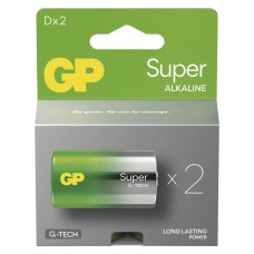 GP Super alkáli G-TECH elem R20 (góliát, D) 2db/bliszter